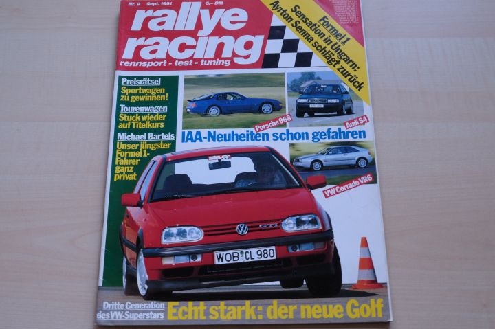 Deckblatt Rallye Racing (09/1991)